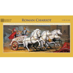 Model plastikowy - Roman Chariot Rydwan Rzymski 1/48 (6 figurek) - Glencoe Models 5405